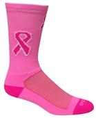 Crew Breast Cancer Pink Ribbon Socks PAIR