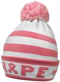 Pearsox Hope Pink Ribbon Beanie Hat Pearsox Hope Pink Ribbon Beanie Hat