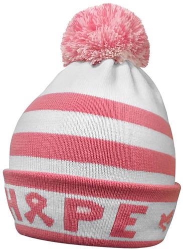 Pearsox Hope Pink Ribbon Beanie Hat
