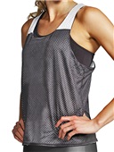 Womens Girls Racerback Deuce Lacrosse Reversible Pinnie Tank