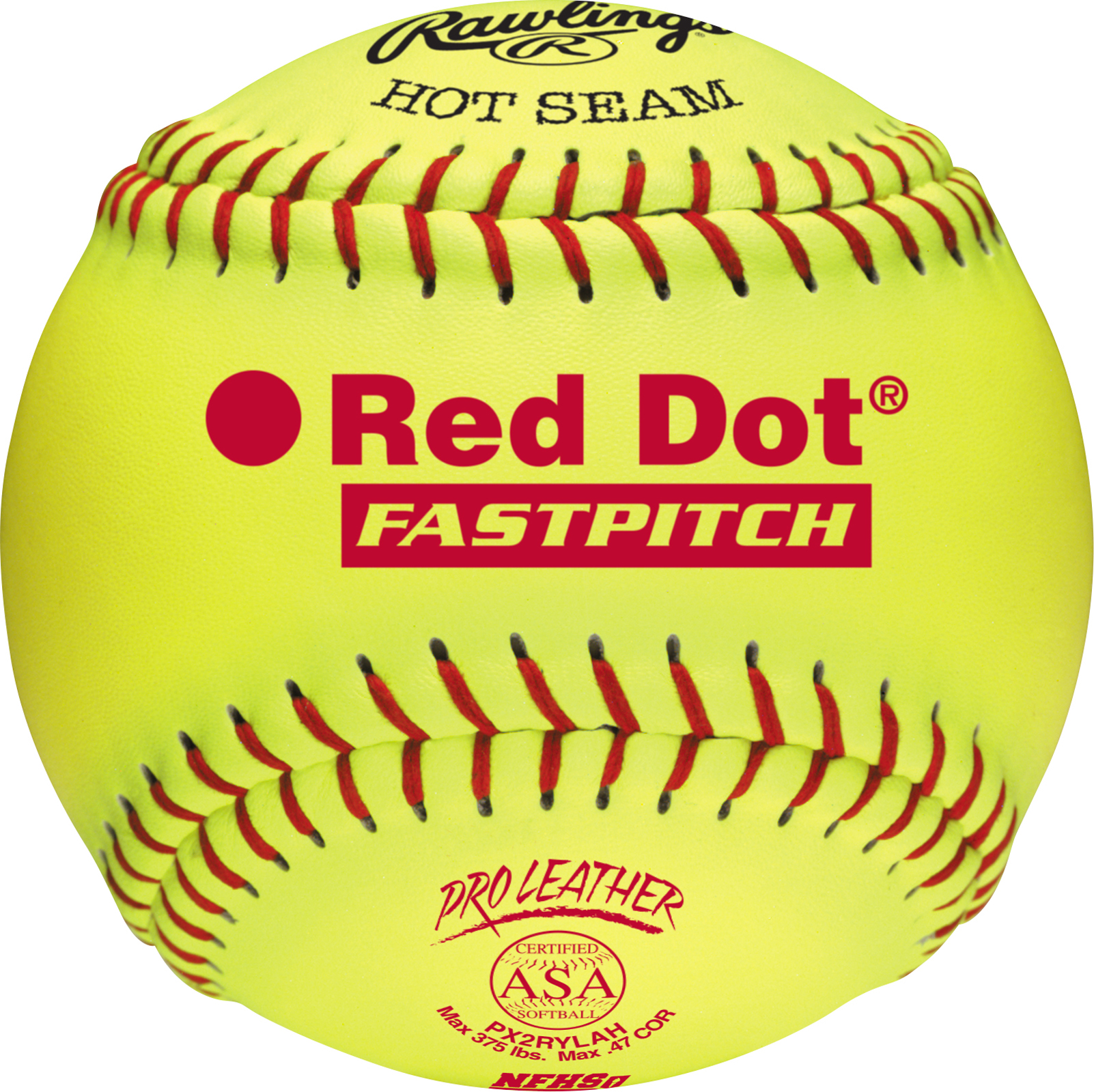 E125642 Rawlings ASA/NFHS 12" Fastpitch Softballs Dozens
