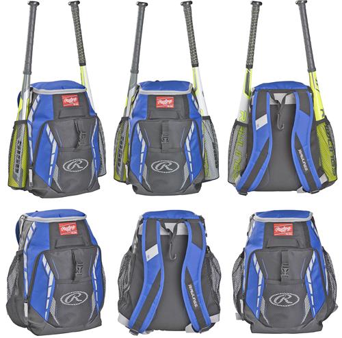 Rawlings Baseball/Softball Youth Players Backpack. Printing is available for this item.