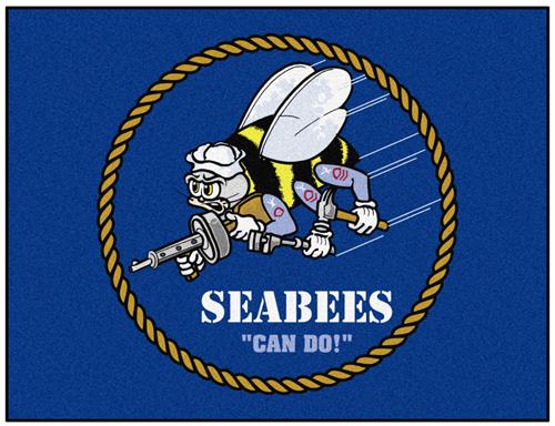 Fan Mats United States Navy SEABEES All-Star Mat