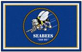 Fan Mats U.S. Navy SEABEES 4x6 Rug