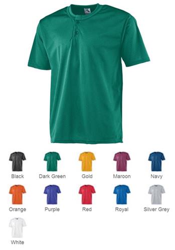 Augusta Youth Six-Ounce Two-Button Jerseys - CO