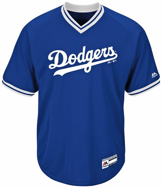 dodgers v neck jersey