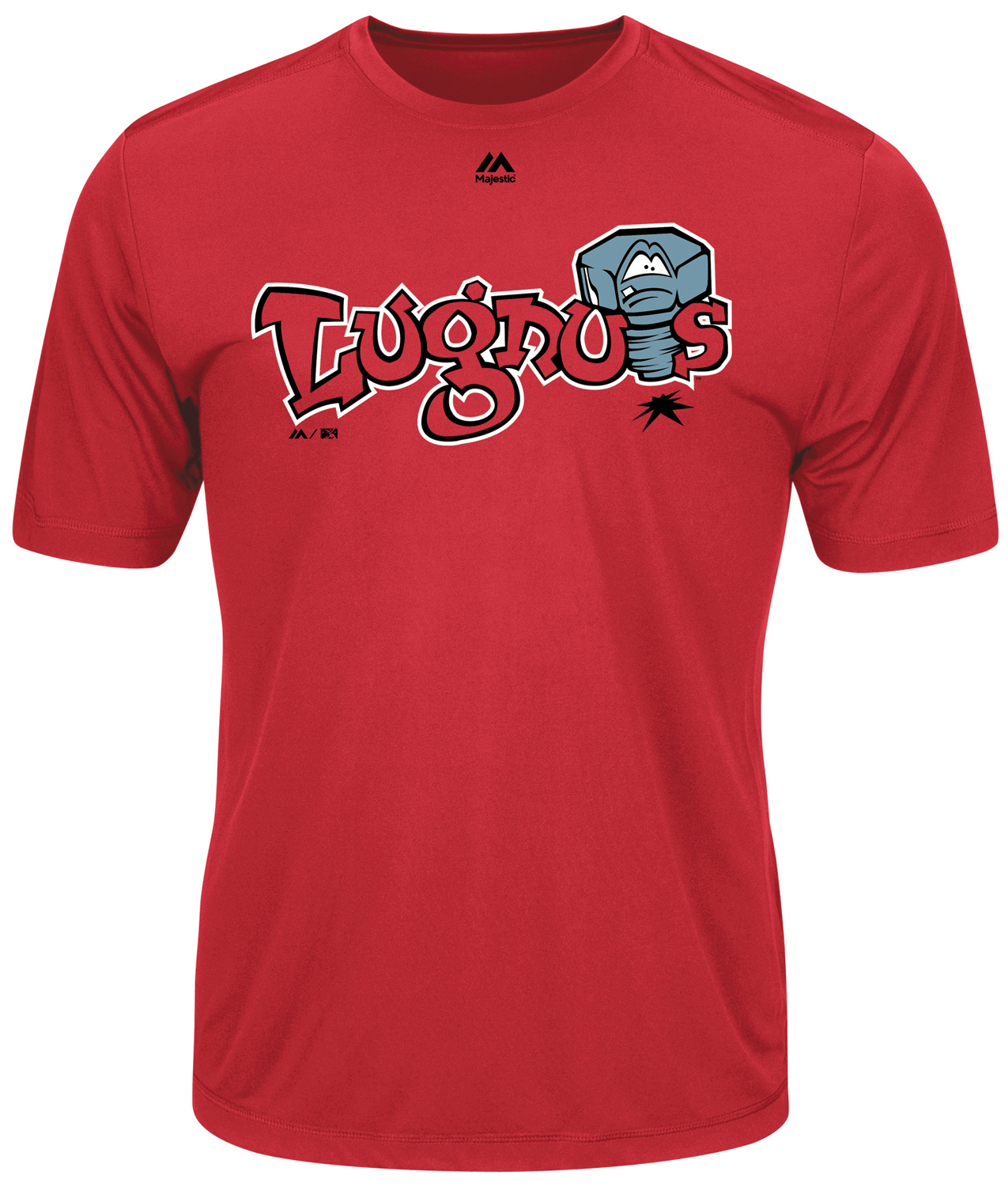 E126179 MiLB Evolution Lansing Lugnuts Baseball Tee