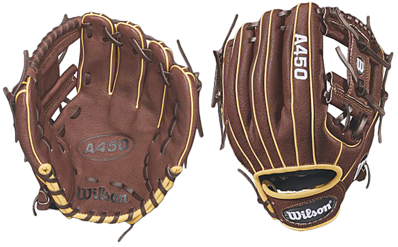 E126286 Wilson A450 11.5" Utility Baseball Glove