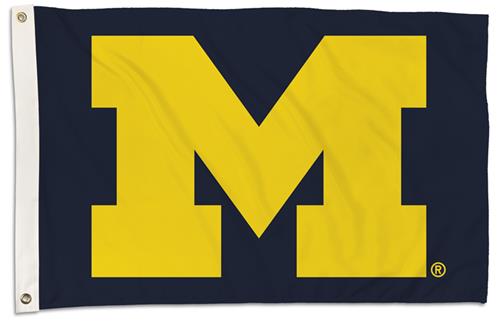 College Michigan Wolverines 2'x3' Flag w/Grommet