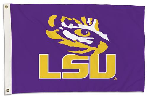 College LSU Tigers 2'x3' Flag w/Grommet
