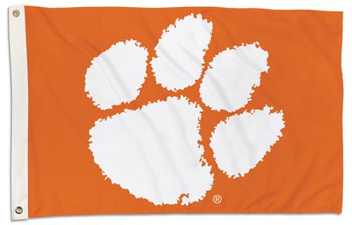 College Clemson Tigers 2'x3' Flag w/Grommet