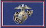 Fan Mats United States Marines 4'x6' 3D Logo Rug