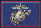 Fan Mats United States Marines 5'x8' 3D Logo Rug