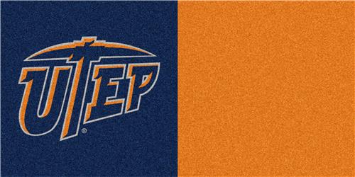 Fan Mats NCAA UTEP Texas Team Carpet Tiles