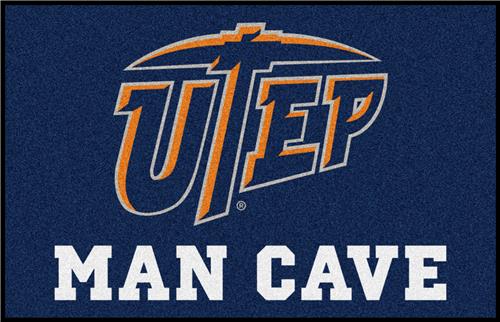 Fan Mats NCAA UTEP Texas Man Cave Starter Mat