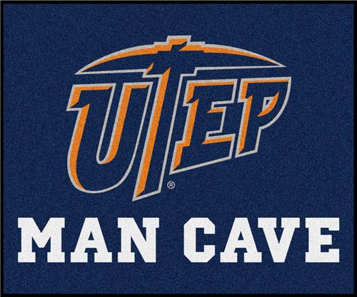 Fan Mats NCAA UTEP Texas Man Cave Tailgater Mat