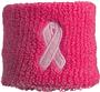 Pro Feet Pink Ribbon Wrist Bands 3" Wide (2 Pack) 500