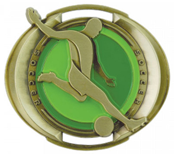Hasty Awards 3" Halo Soccer Medals. Personalization is available on this item.
