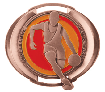 Hasty Awards 3" Halo Basketball Medals. Personalization is available on this item.