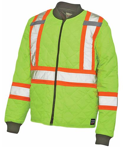 E126515 Work King Quilted Safety Jacket