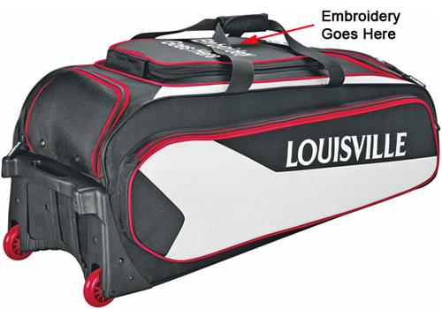 Louisville Slugger Prime Rig Wheeled Bag. Free shipping.  Some exclusions apply.