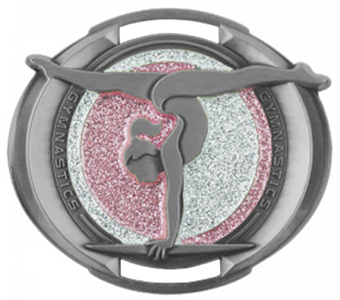 Hasty Awards 3" Halo Female Gymnastics Medals. Personalization is available on this item.