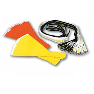 NFL FLAG/USA FOOBALL SOCKET POP BELT W/2 FLAGS:48"ADJUSTABLE-QTY  10-CHOOSE COLOR