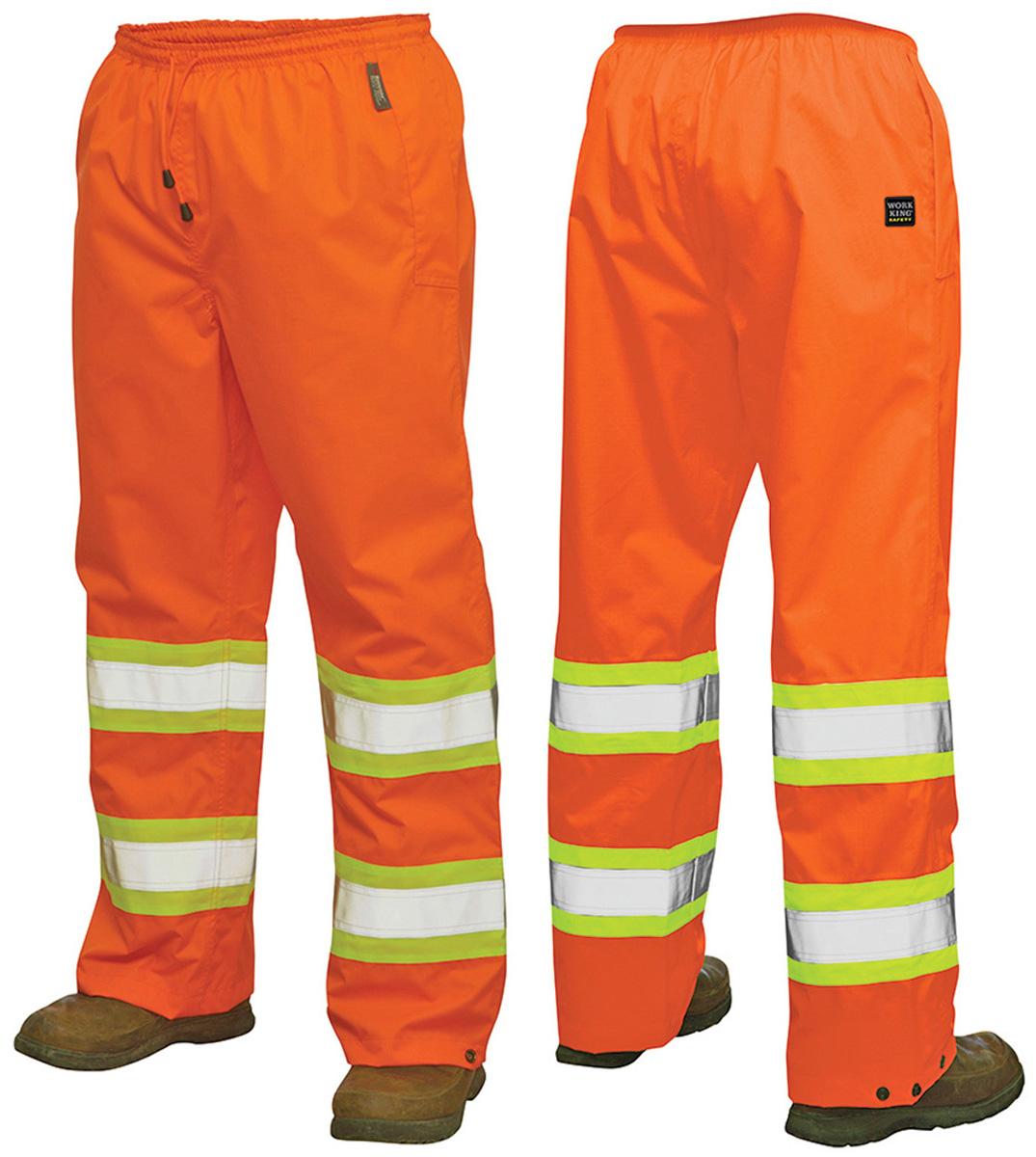E126538 Work King 300D Safety Rain Pants