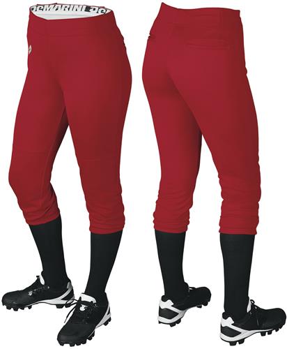 DeMarini Women/Girls Sleek Softball Pants. Braiding is available on this item.