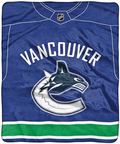 Northwest NHL Vancouver "Jersey" Raschel Throw
