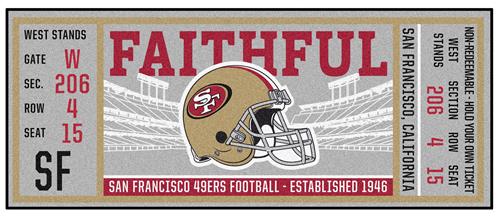 FANMATS NFL Ticket Runner 