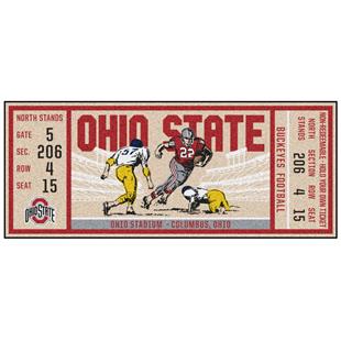 Fan Mats NCAA Ohio State University Ticket Runner