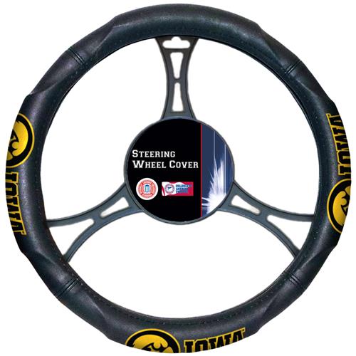Northwest NCAA Iowa Hawkeyes Steering Wheel Cover