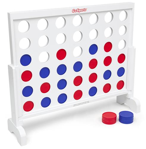 GoSports Wooden 3' Giant 4 in a Row Game