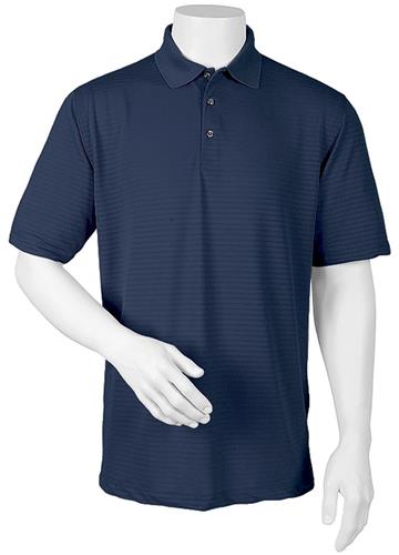 Paragon Adult Shadow Tone-on-Tone Stipe Polo. Printing is available for this item.