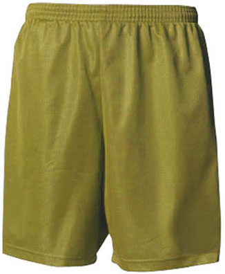 Adult Medium VEGAS GOLD Lined Micromesh Shorts 7" Inseam