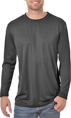 Blue Generation Adult L/S Solid Wicking T-Shirt