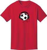 Utopia Soccer Headphones T-Shirt