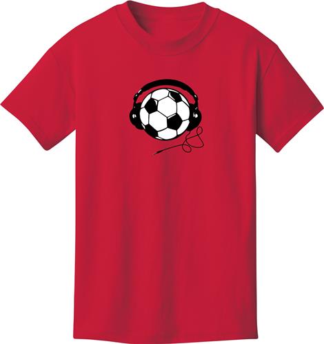Utopia Soccer Headphones T-Shirt