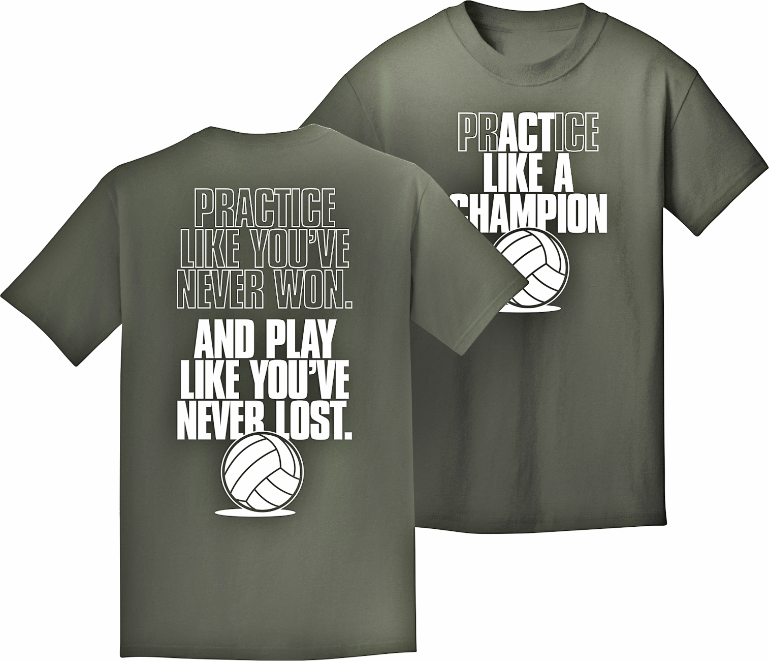 E126983 Utopia Like a Champion Volleyball T-Shirt