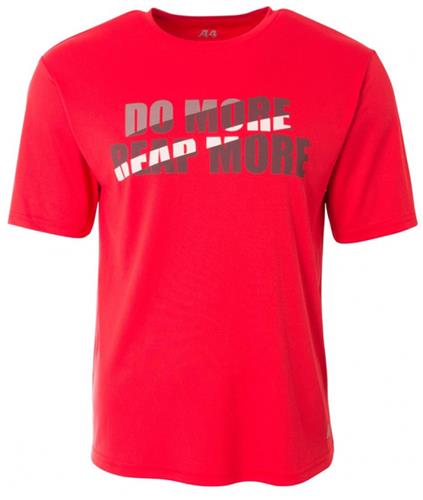 A4 Adult Do More Reap More Tee - Closeout
