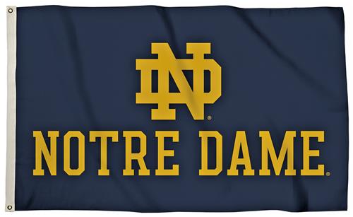 Collegiate Notre Dame 3'x5' Flag w/Grommets
