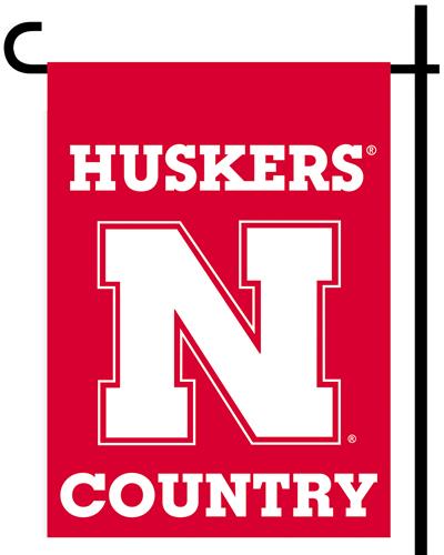 Collegiate Nebraska 2-Sided Garden Flag