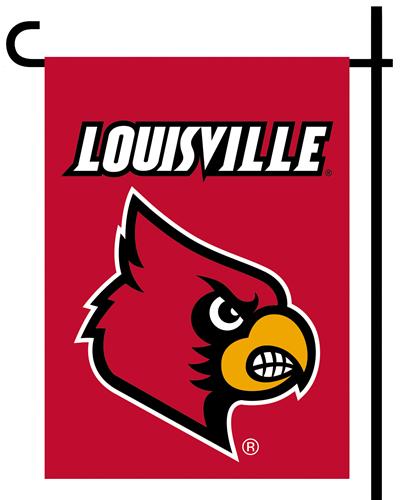 Collegiate Louisville 2-Sided Garden Flag