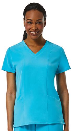 Maevn Pure Soft Women's 3 Panel V-Neck Scrub Top 1901. Embroidery is available on this item.