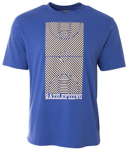 A4 Adult Razzle Dazzle Basketball Tee - Closeout