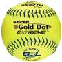 Worth GSL Gold Dot Extreme 12" Slowpitch Softballs