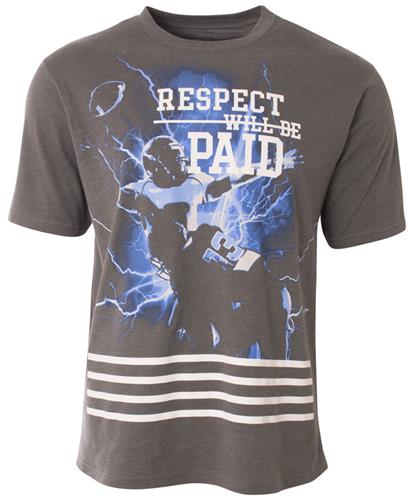 A4 Adult Respect Will Be Paid Tee - Closeout
