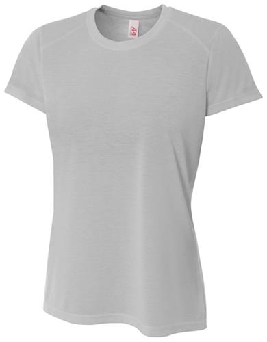 A4 Women's Stretch Crew Tee CNW3264 - Closeout