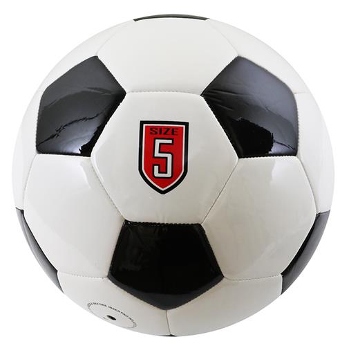Black & White Retro Old-School Classic Practice Soccer Ball (Sizes 3, 4, 5)